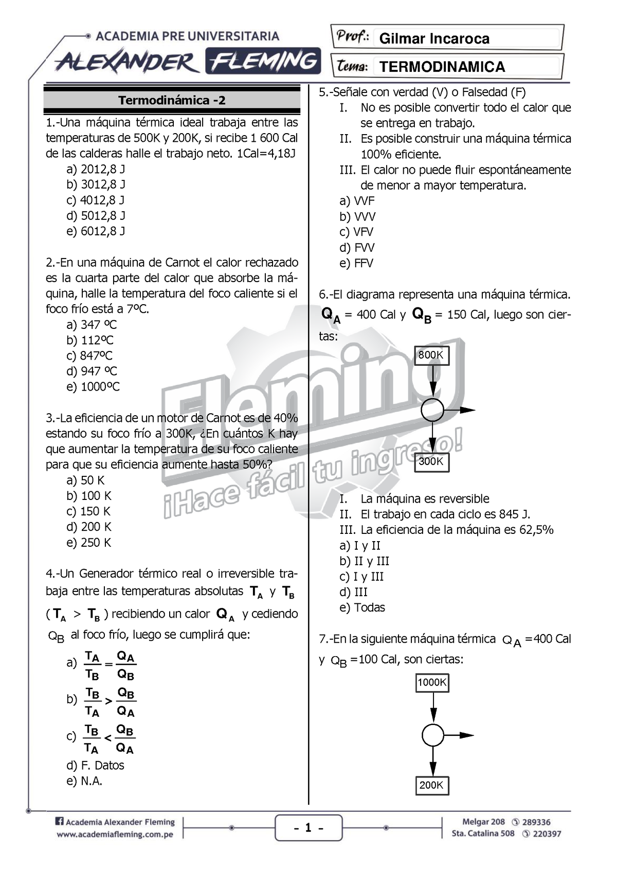 9862 Termodinamica - 2 - Termodinmica Ii - 1 - Gilmar Incaroca ...