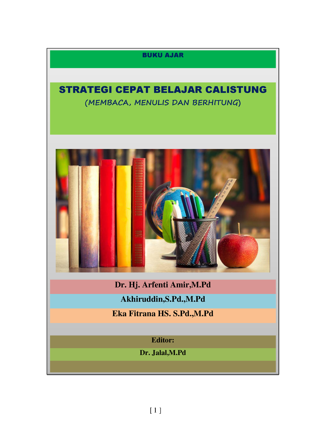 BUKU Strategi Cepat Belajar Calistung - BUKU AJAR STRATEGI CEPAT ...