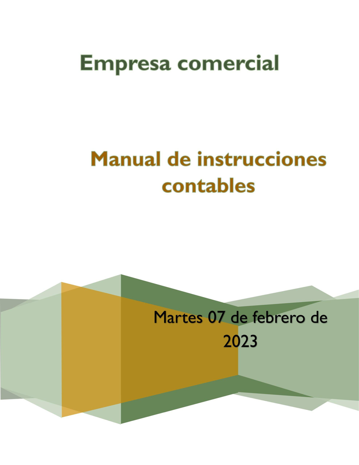 Manual contable de una empresa-1 - Empresa comercial Manual de ...