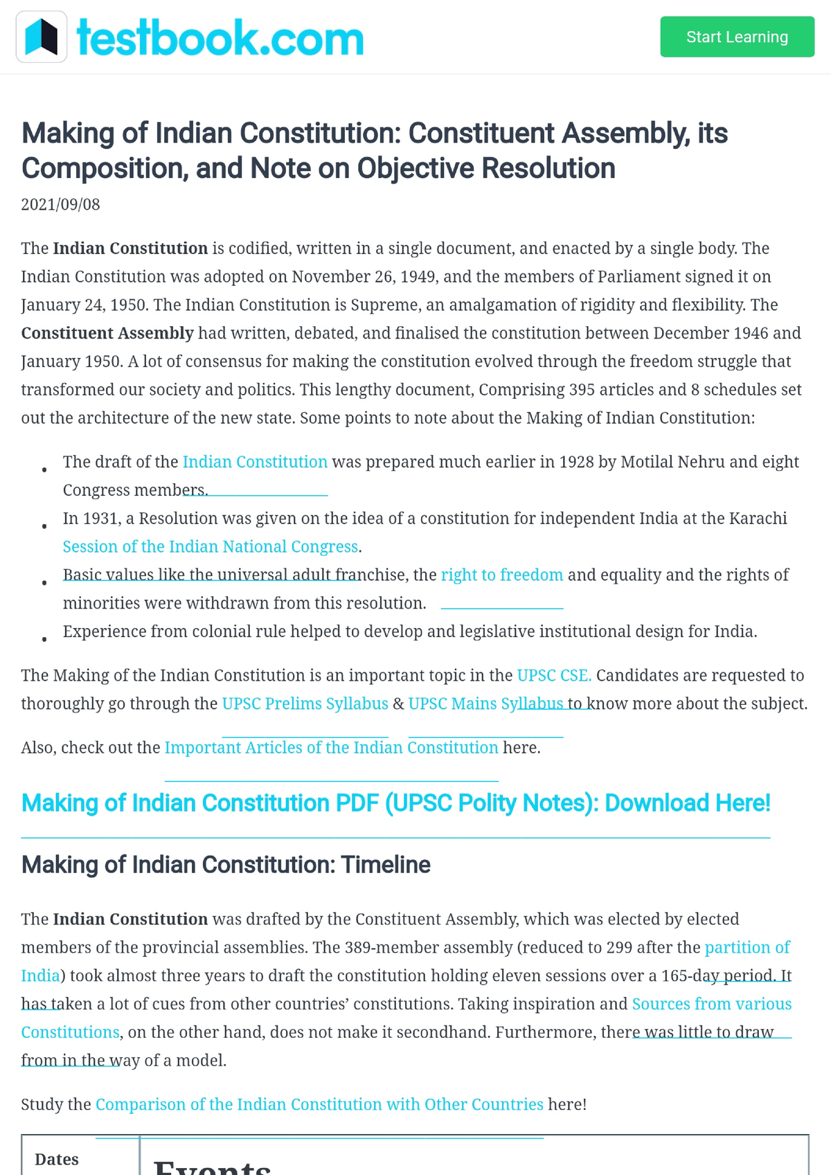 Constitution Of India - BALLB - Studocu