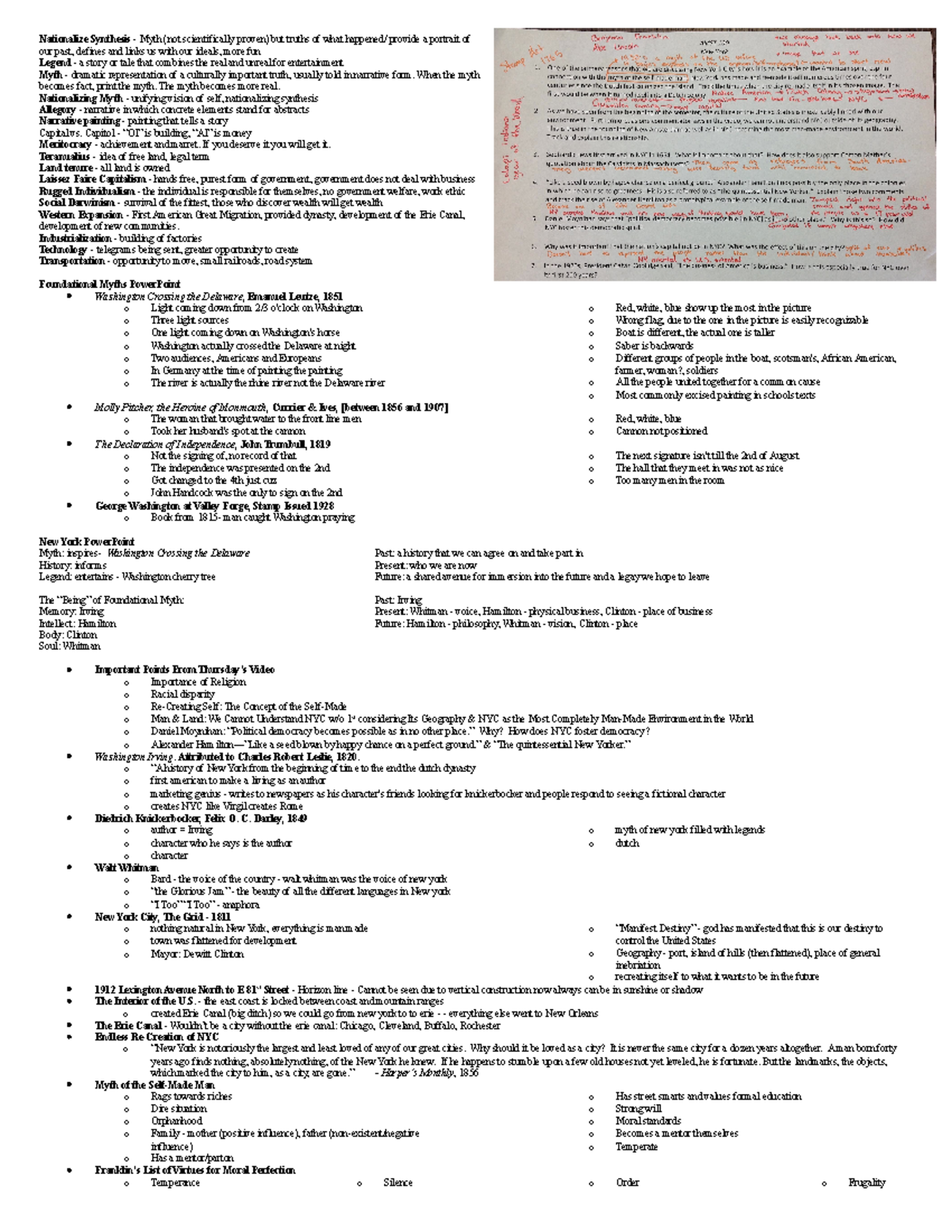 AMST 100 - Exam 3 Notes - exam 3 cheat sheet for AMST - Nationalize ...