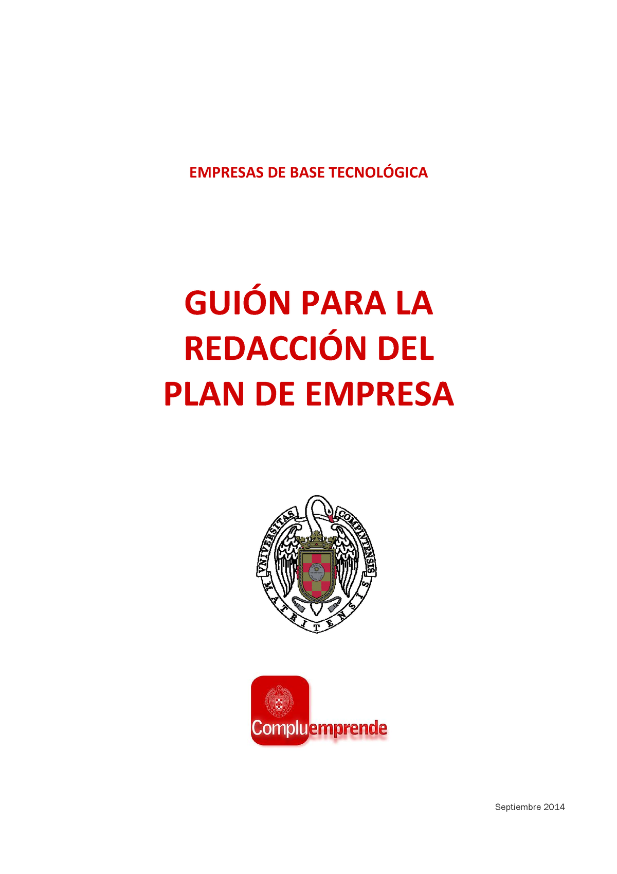 2014 0916 Manual Elaboracion Plan Empresa - EMPRESAS DE BASE TECNOL ...