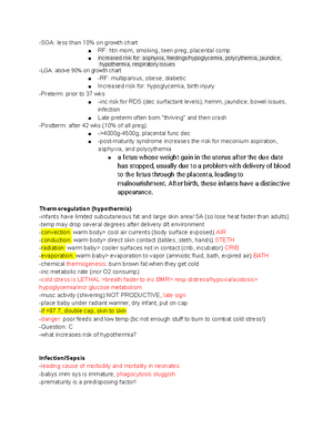 Normal Intrapartum - lecture notes - Labor: regular contractions that ...