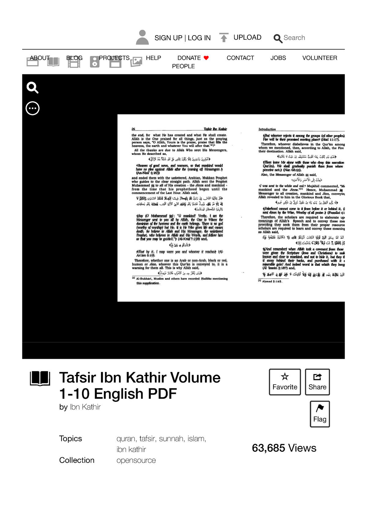 Tafsir Ibn Kathir Volume 1-10 English PDF - Ibn Kathir - ☆ Favorite ...