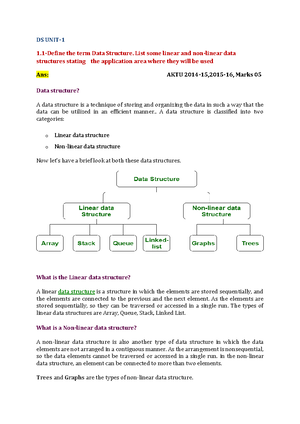 An Introduction to Data Structures - However, there is data that exists ...