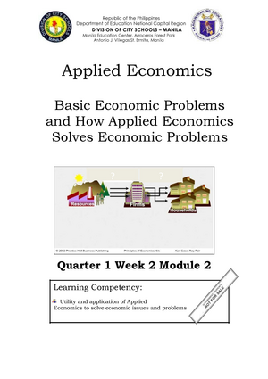 thesis in applied economics