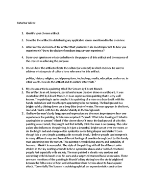 Hum100 4-2 - Module Assignment - HUM 100 Module Four Worksheet This ...