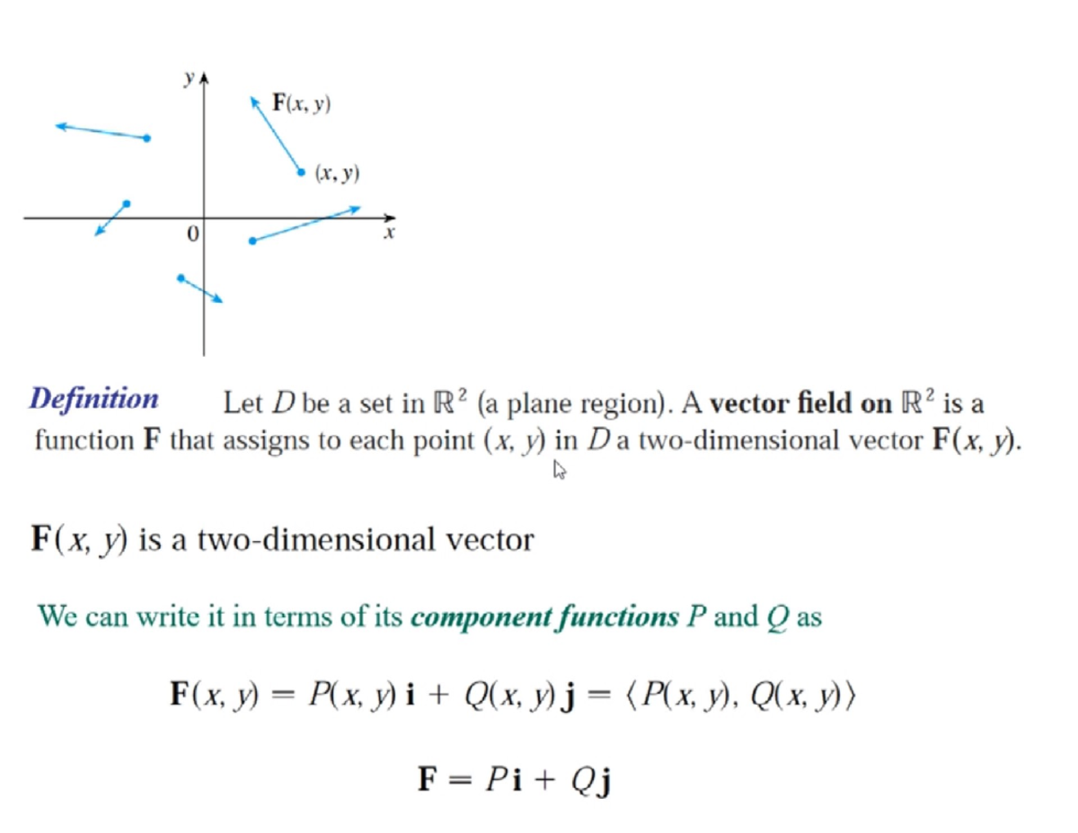 10 Vector Fields Lecture Notes 10 Math 2015 Studocu 10 Vector Fields Lecture Notes 10 Math 2015 Studocu