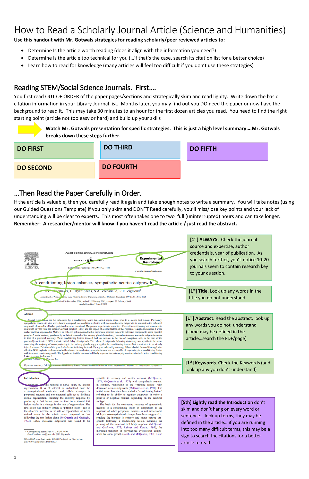 you read a research article that concludes that the higher