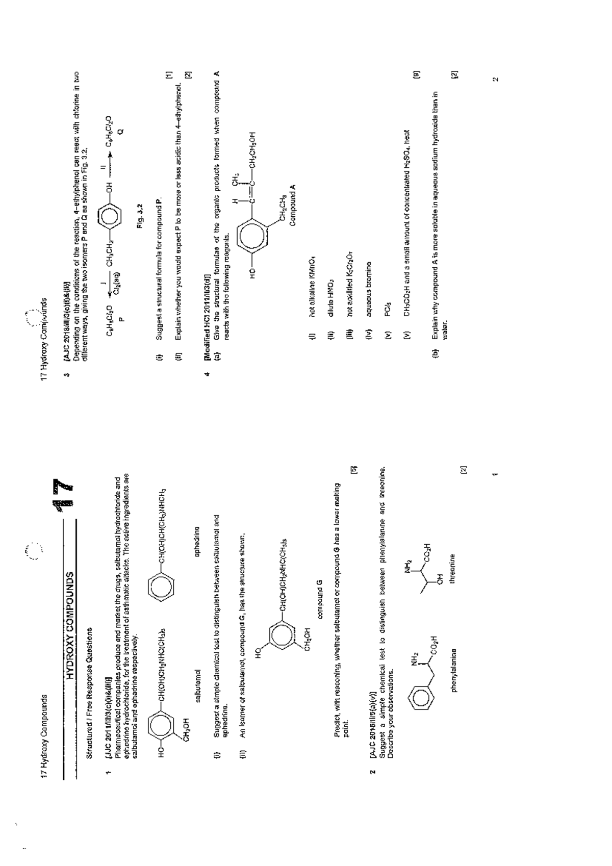 17 Hydroxy Compounds - Teaching Material for RI - CM1121 - Studocu