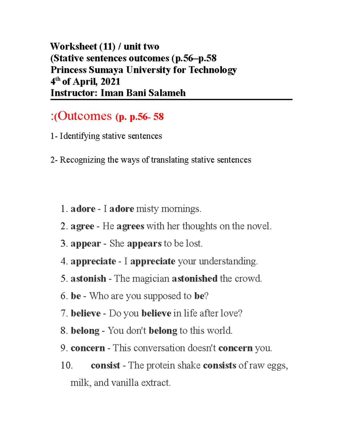 stative-verbs-outcomes-p-56-58-worksheet-11-unit-two-stative