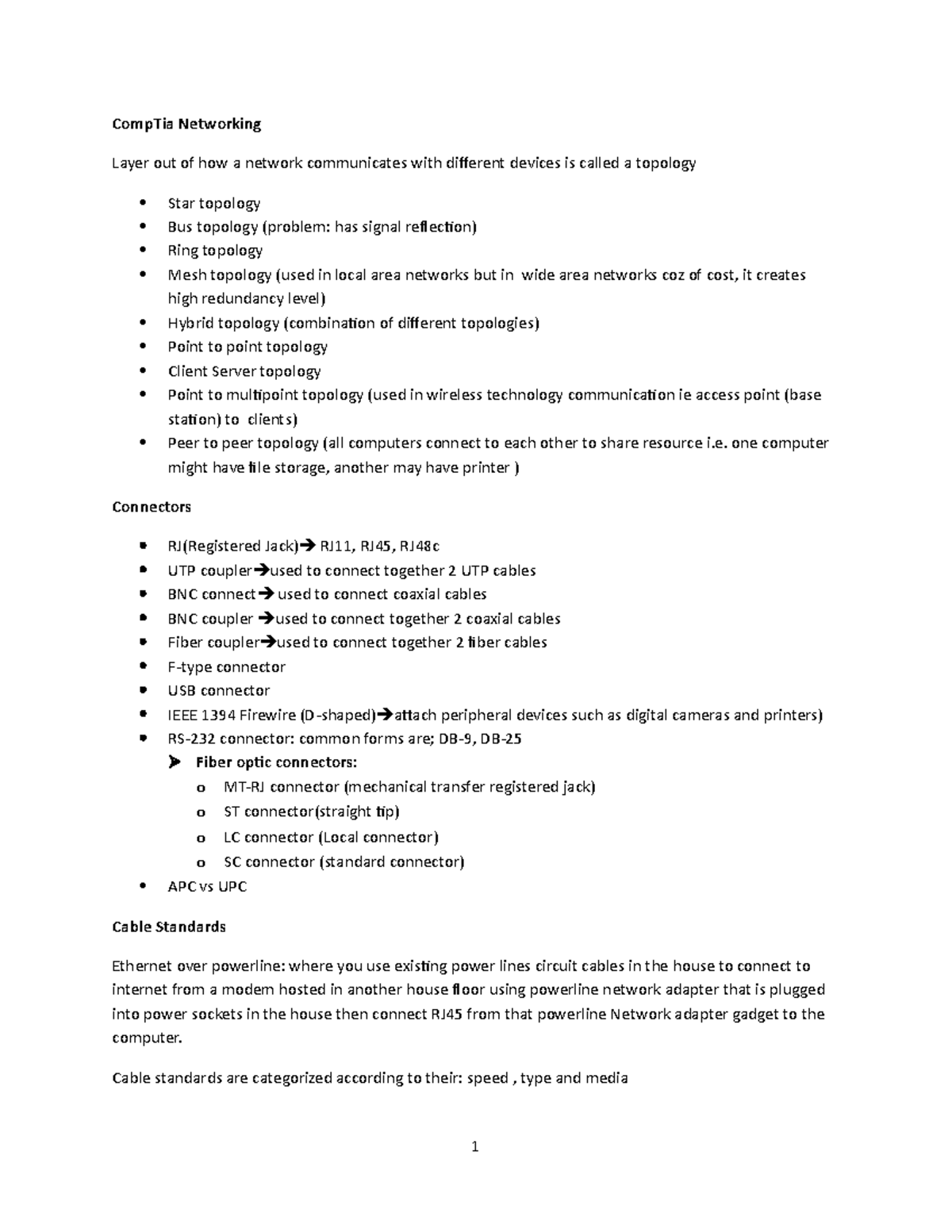 Comp Tia Networking - CompTia Networking Layer out of how a network ...