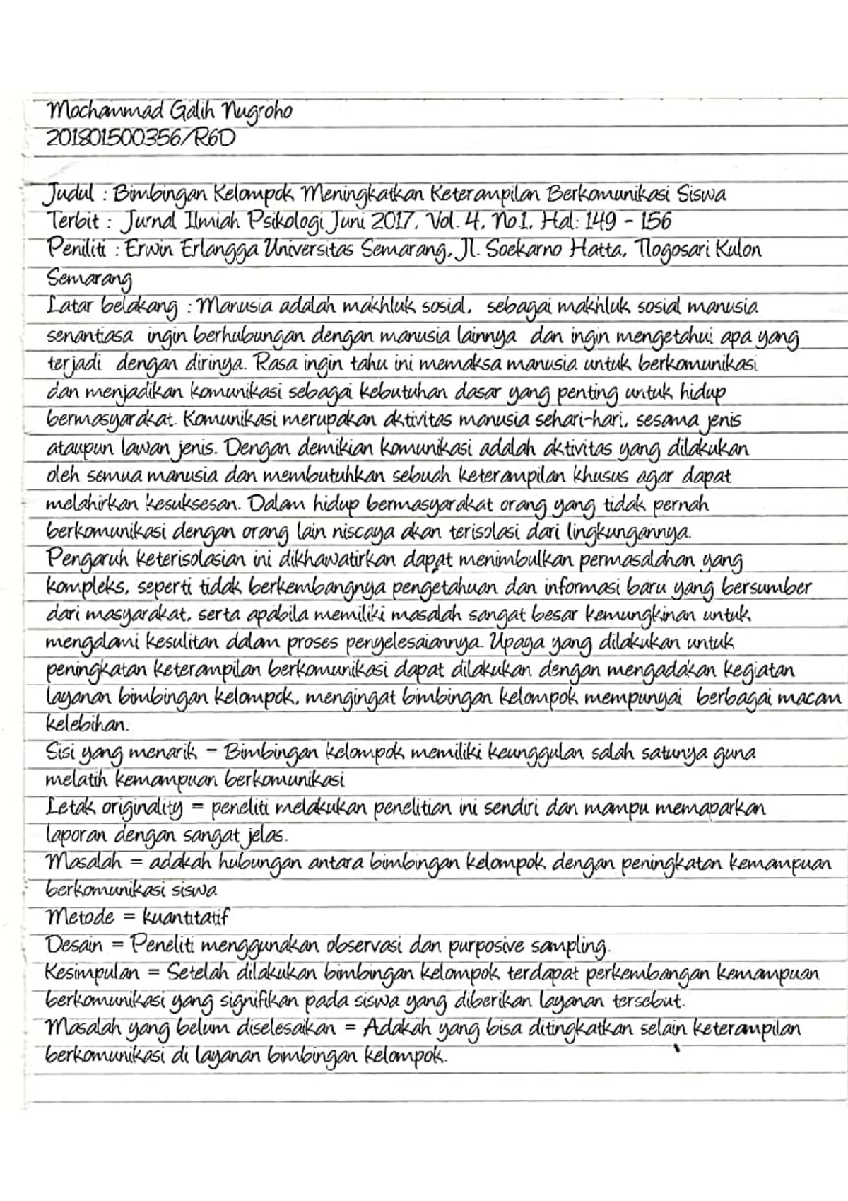 Review Jurnal Bimbingan Kelompok - Layanan Bimbingan Dan Konseling ...