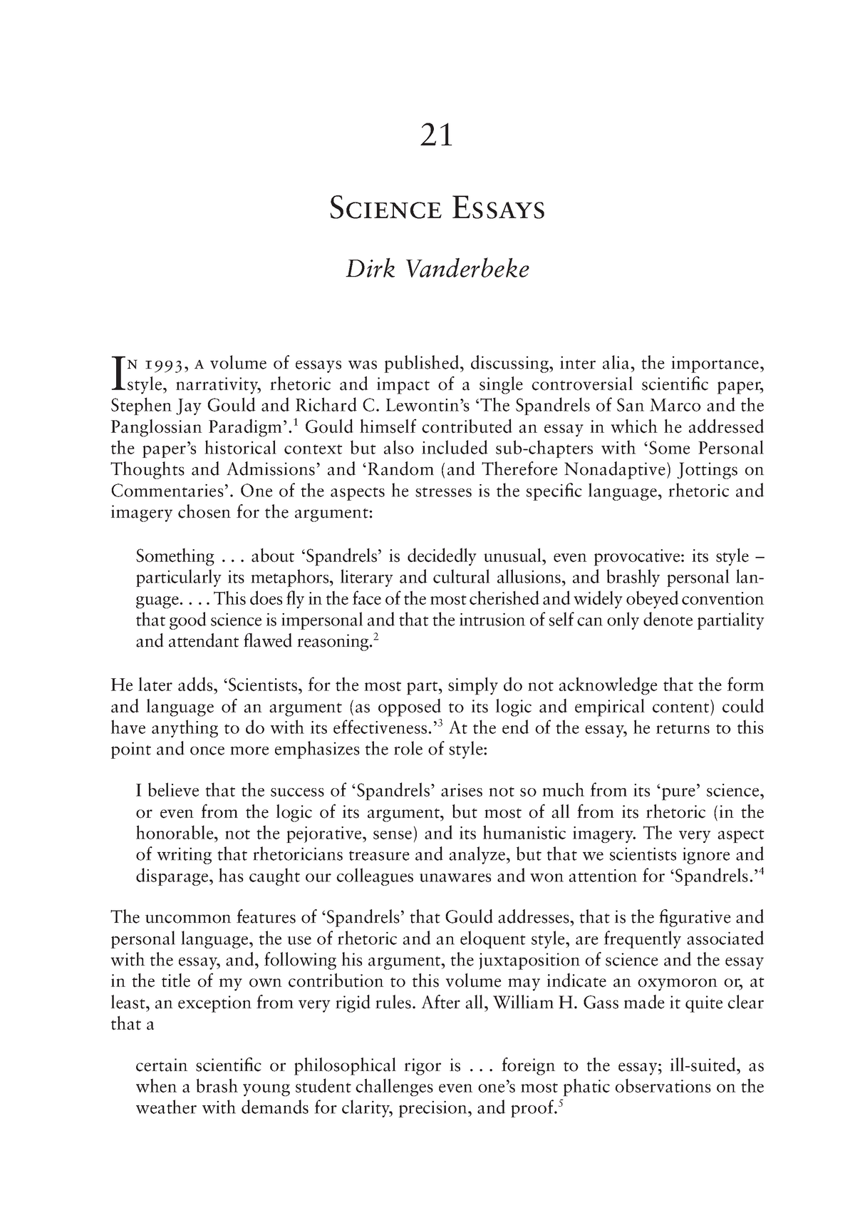 great essays in science pdf