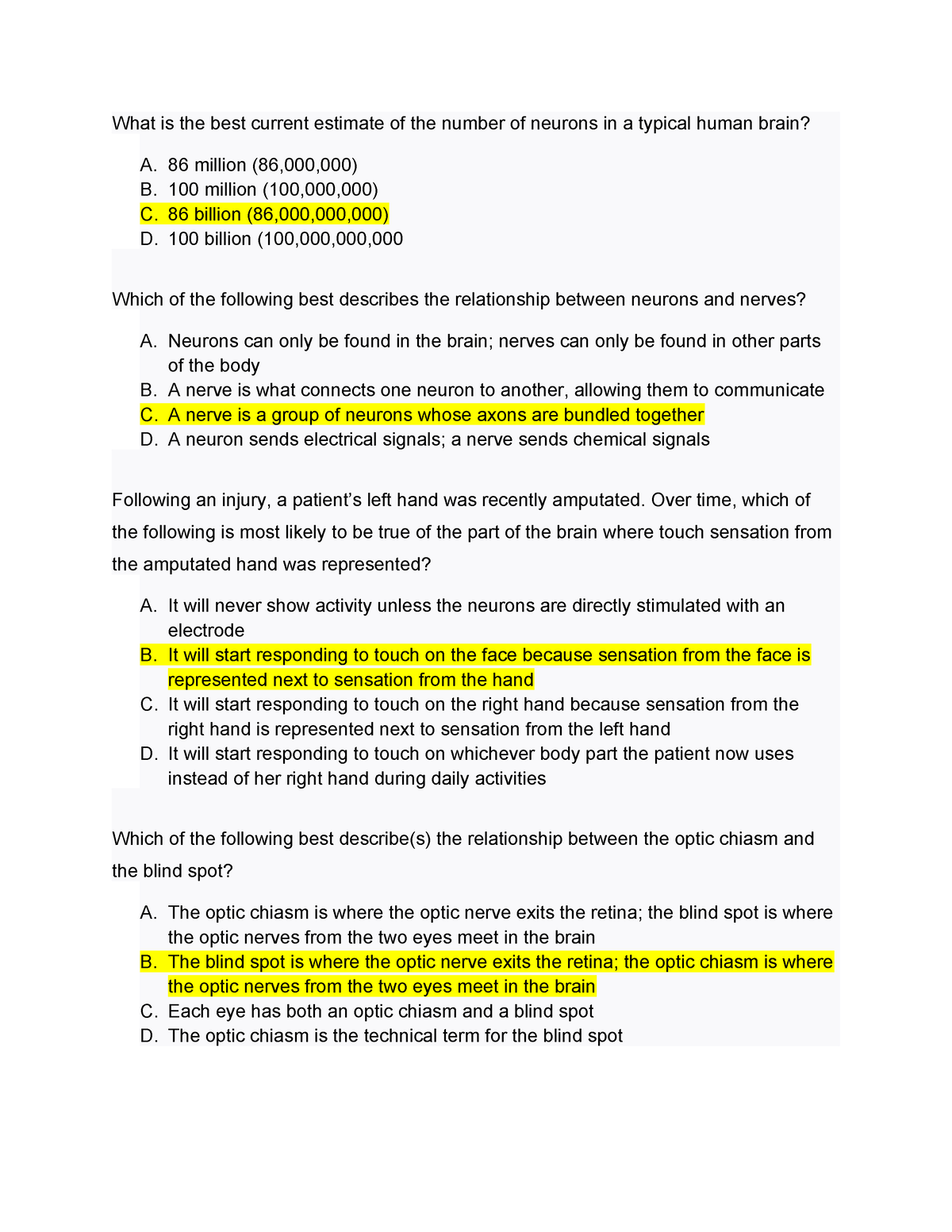 Exam 1 Key-1 - Exam 1 Practice - What Is The Best Current Estimate Of ...