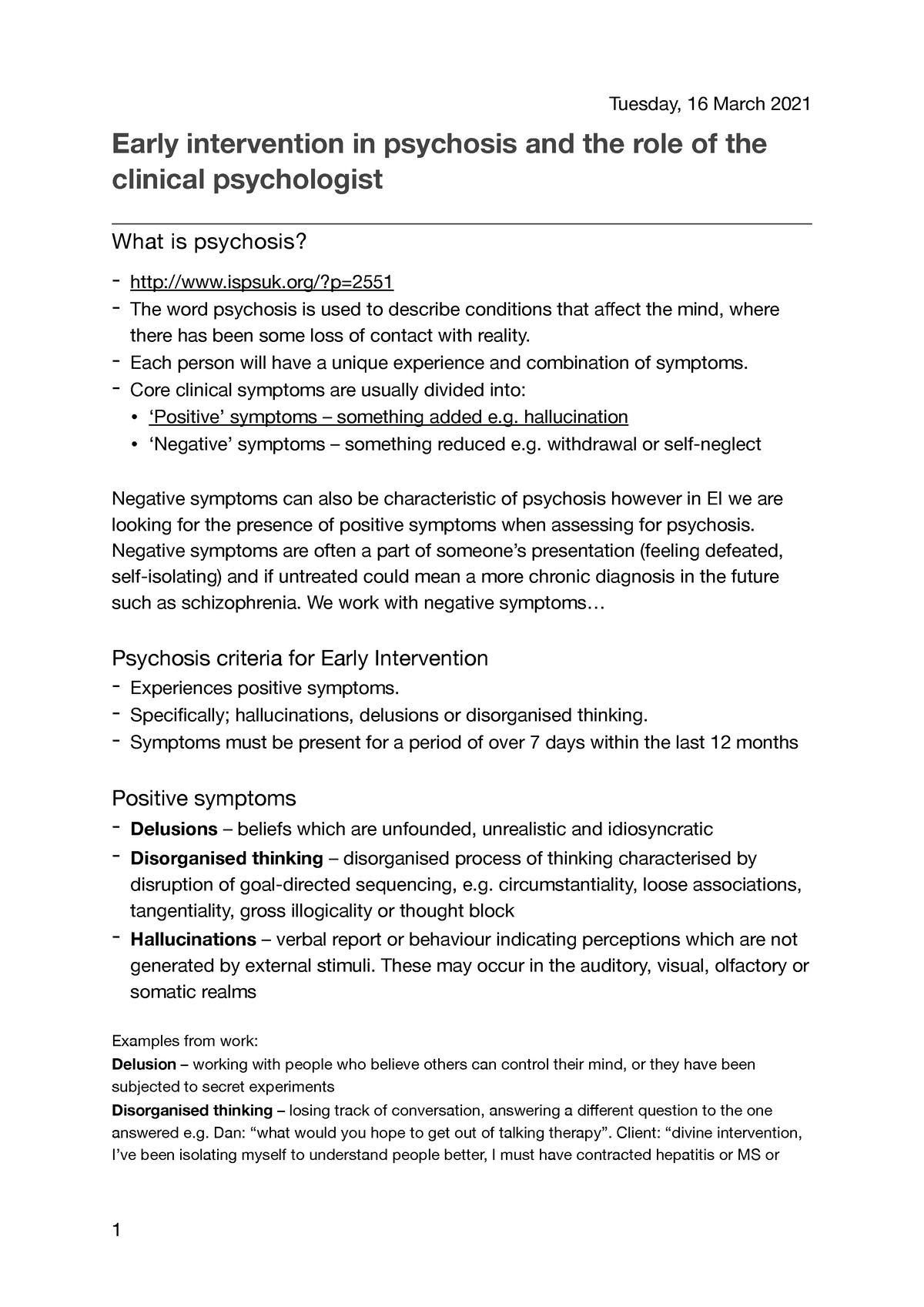 13. Early Intervention Psychosis - Early Intervention In Psychosis And ...