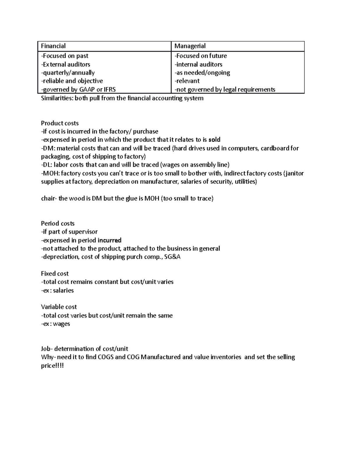 ACCT 2 - Summary Principles Of Accounting II - Financial Managerial on ...
