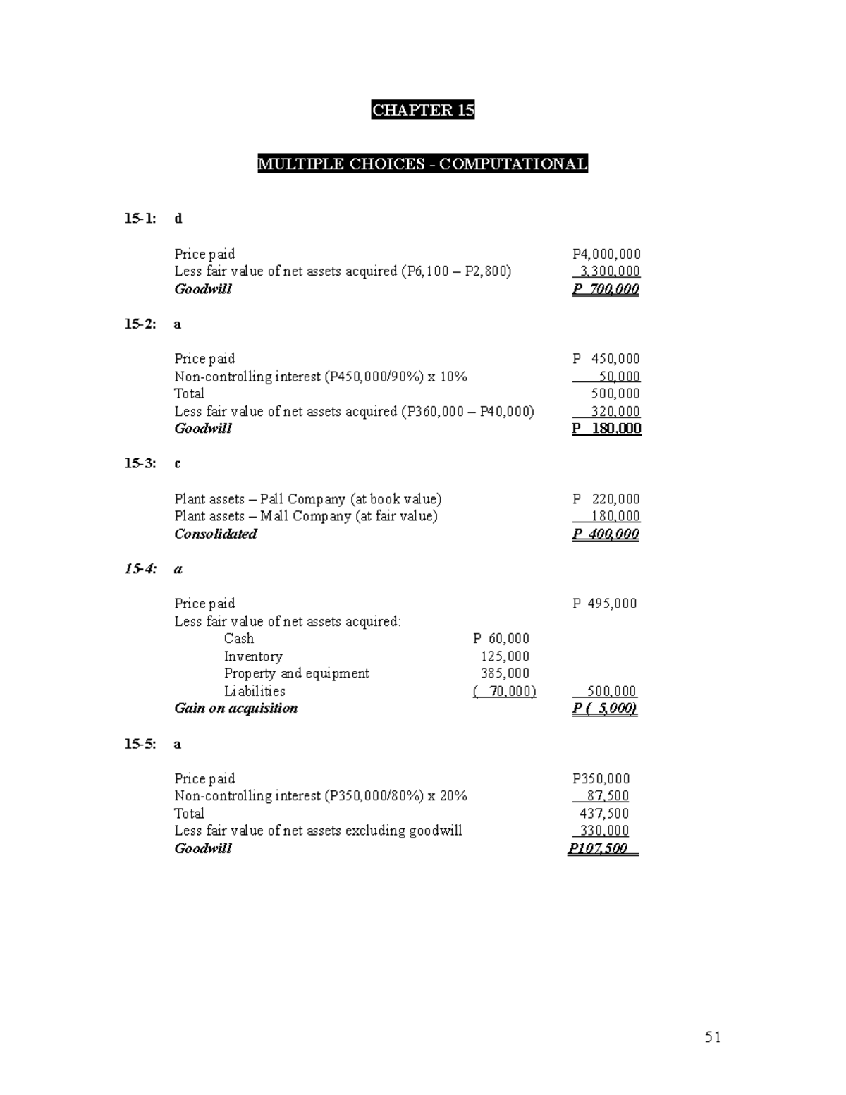Advac Guerero Chapter 15 solution manual ok - CHAPTER 15 MULTIPLE ...