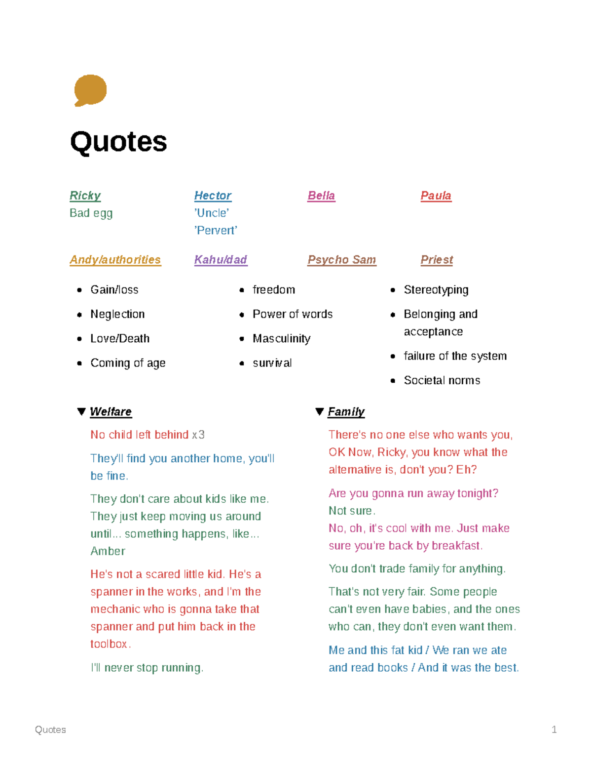 Quotes Hunt For The Wilderpeople Quotes 1 Quotes Ricky Bad egg