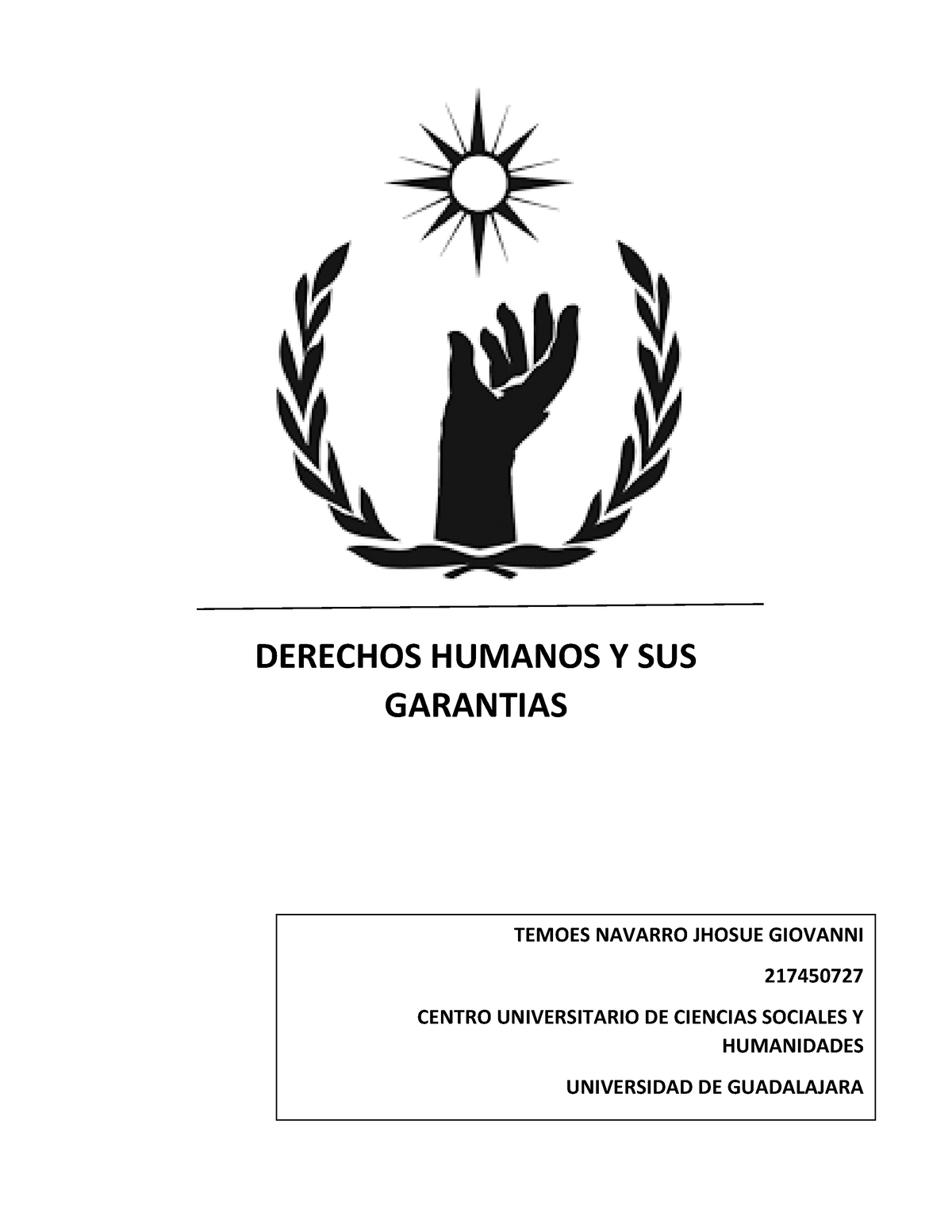 DH1 - Principios De Los Derecho Humanos - TEMOES NAVARRO JHOSUE ...