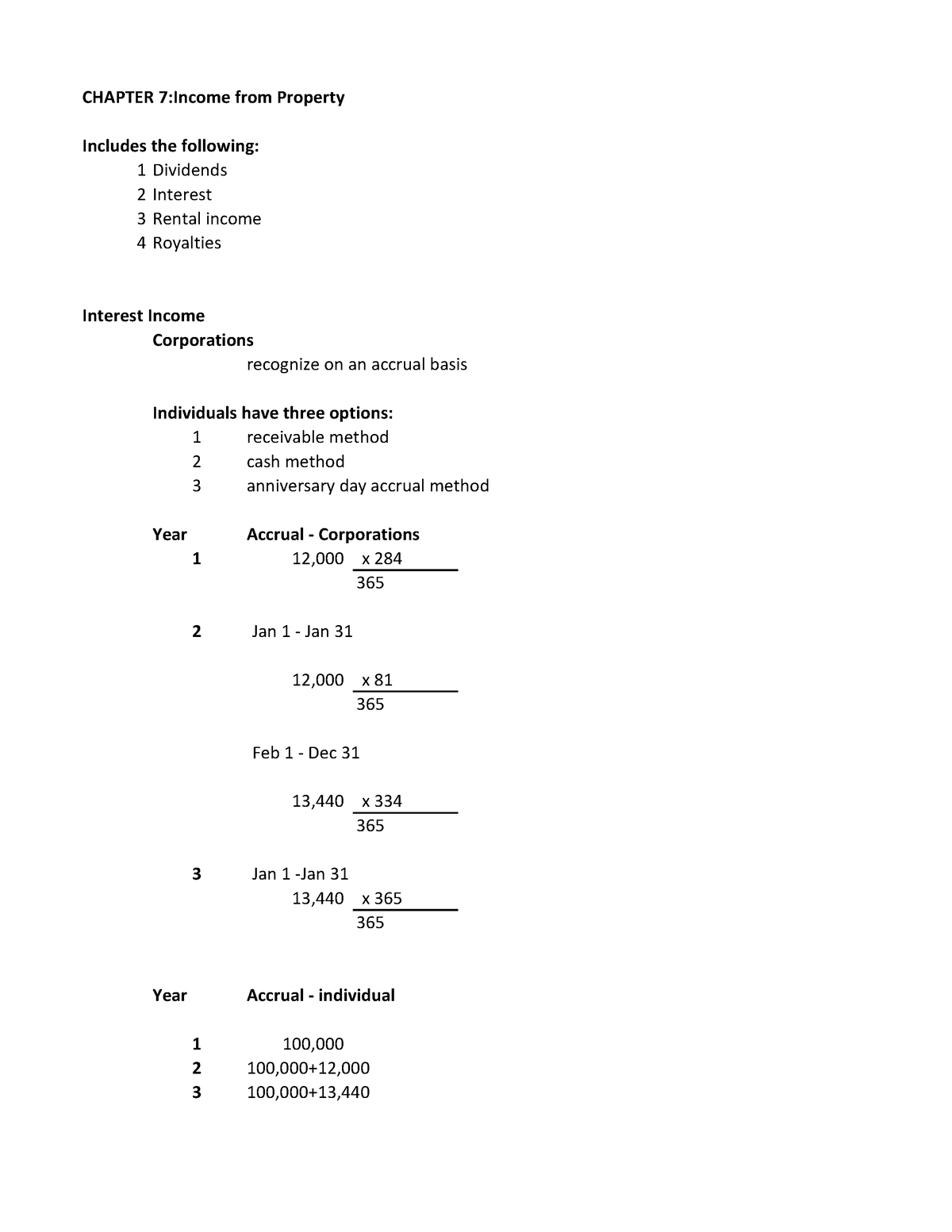 summary chapter7 CHAPTER from Property Includes the