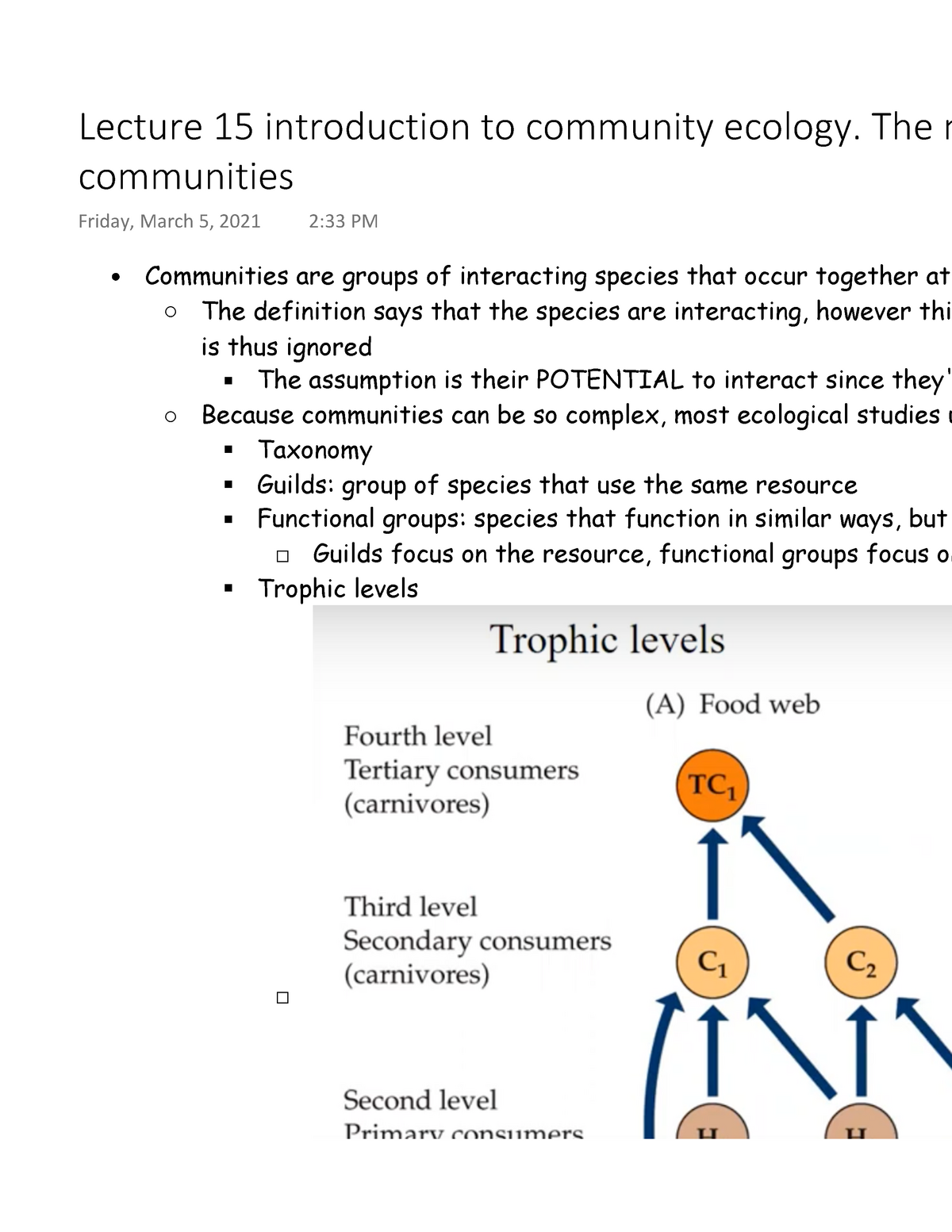 write an essay on the meta community ecology framework