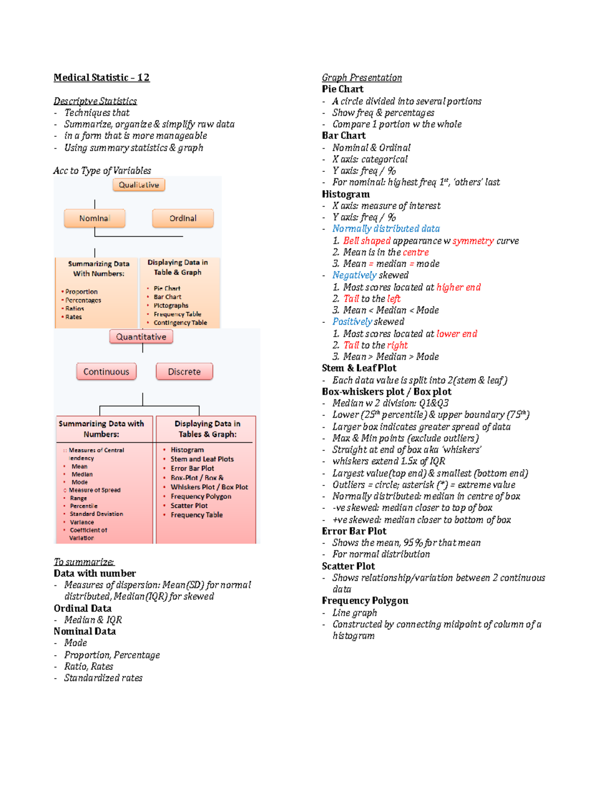 Medical Statistics for Research studies - 12 - Medical Statistic 12 ...