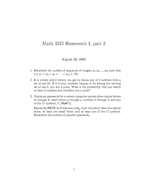 MATH 3215 2011-2012 Homework 5 - Math 3215, Homework 5, Fall 2011 ...