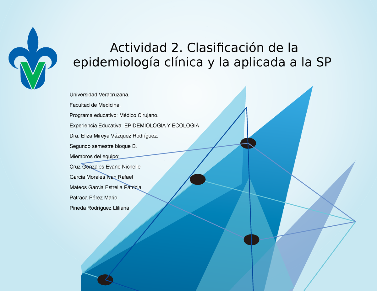 Actividad 1. Epidemiologia - Actividad 2. Clasificación De La ...