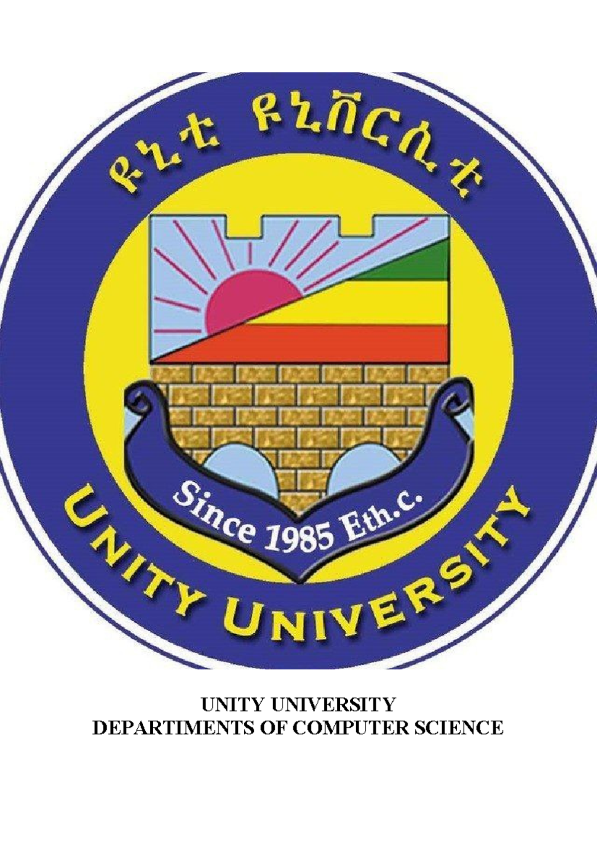 12 - Summary Operating Systems - UNITY UNIVERSITY DEPARTIMENTS OF ...