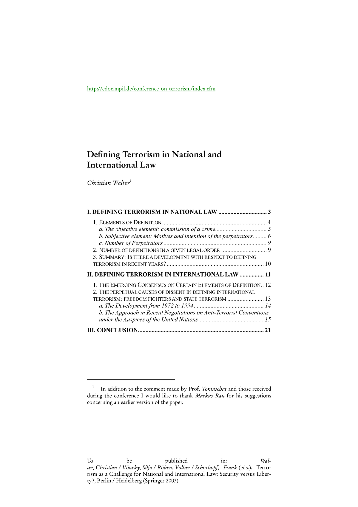 terrorism law dissertation titles