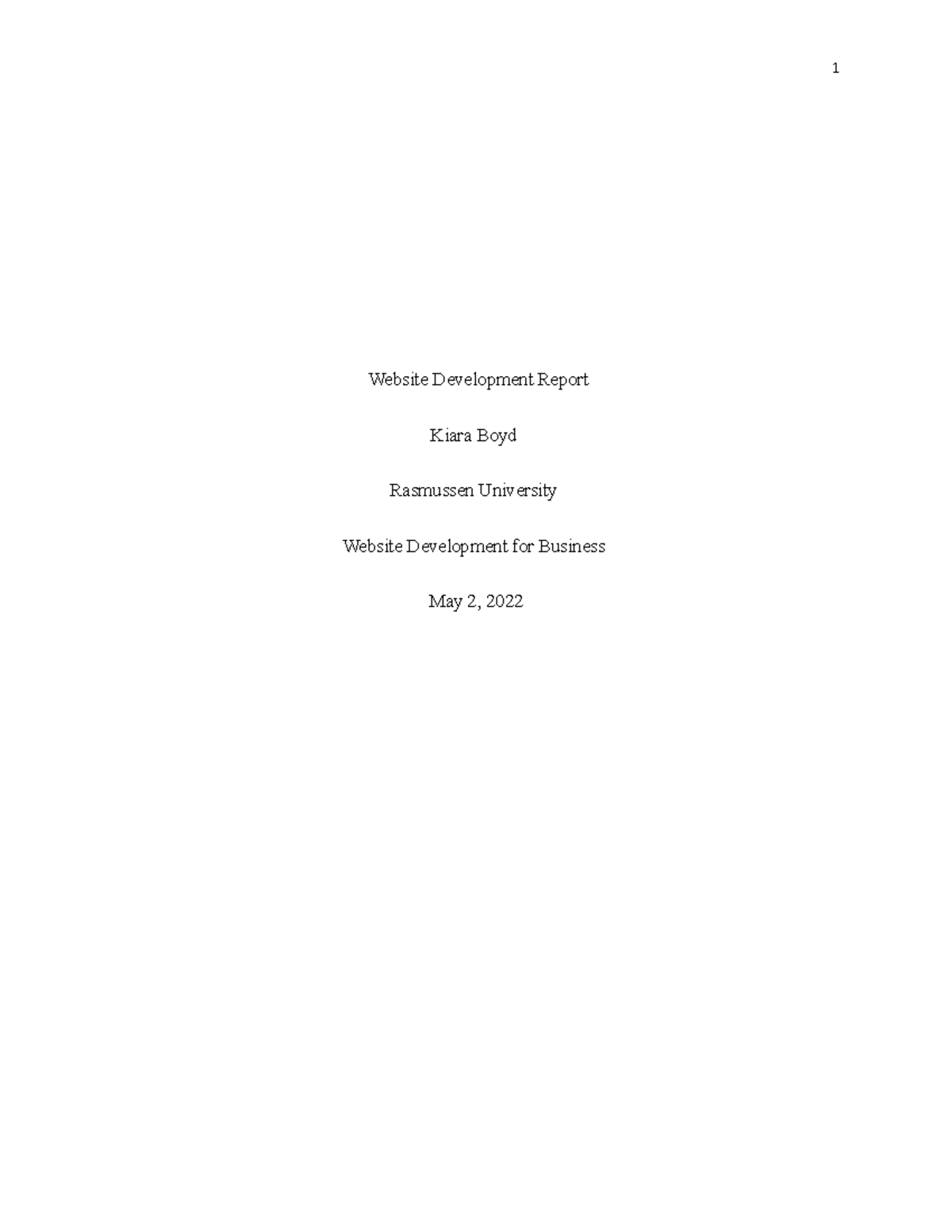 Deliverable 04 - Assignment on the basics of website development and ...