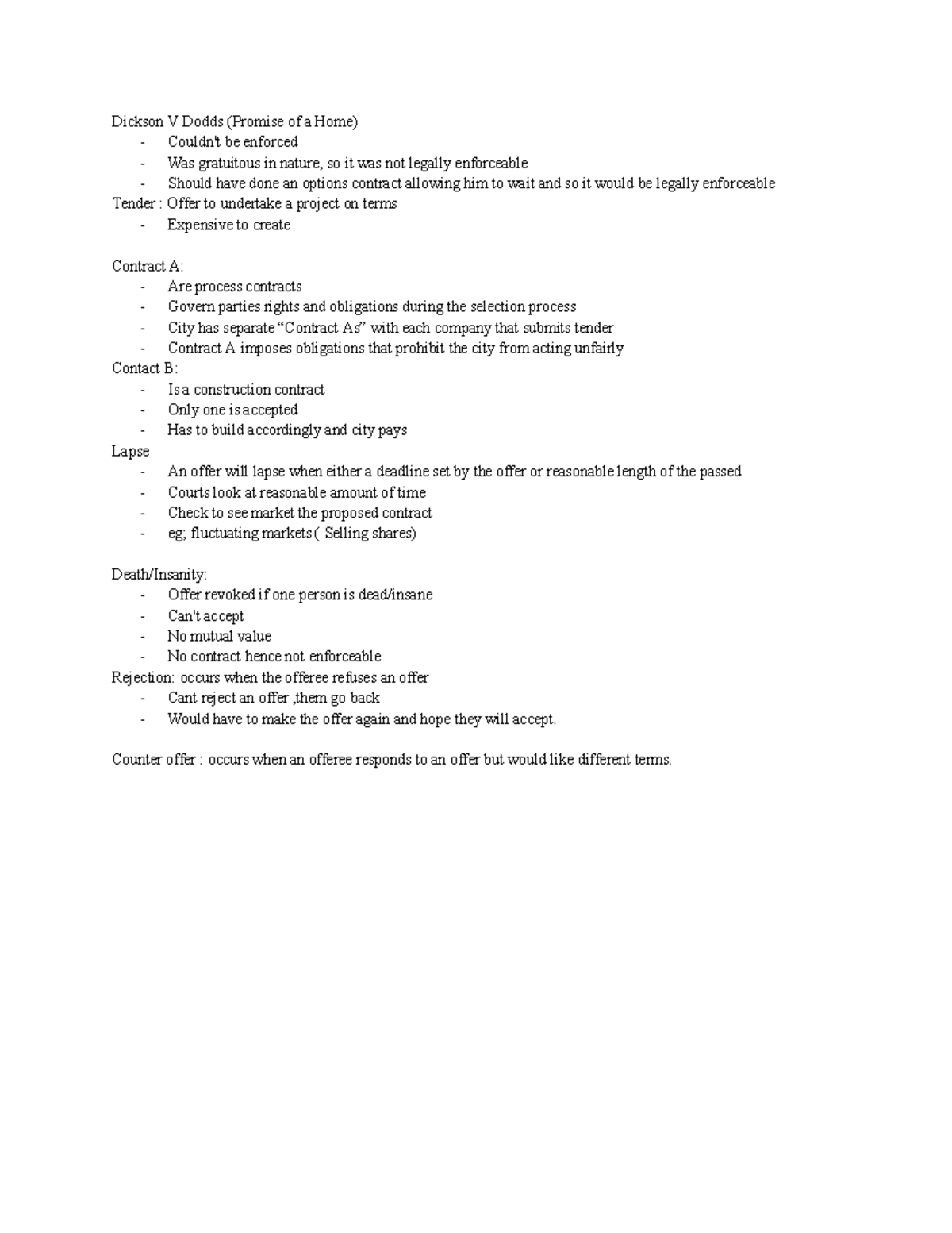 Lecture 3 pt 2 - lec notes with roberston - Dickson V Dodds (Promise of ...