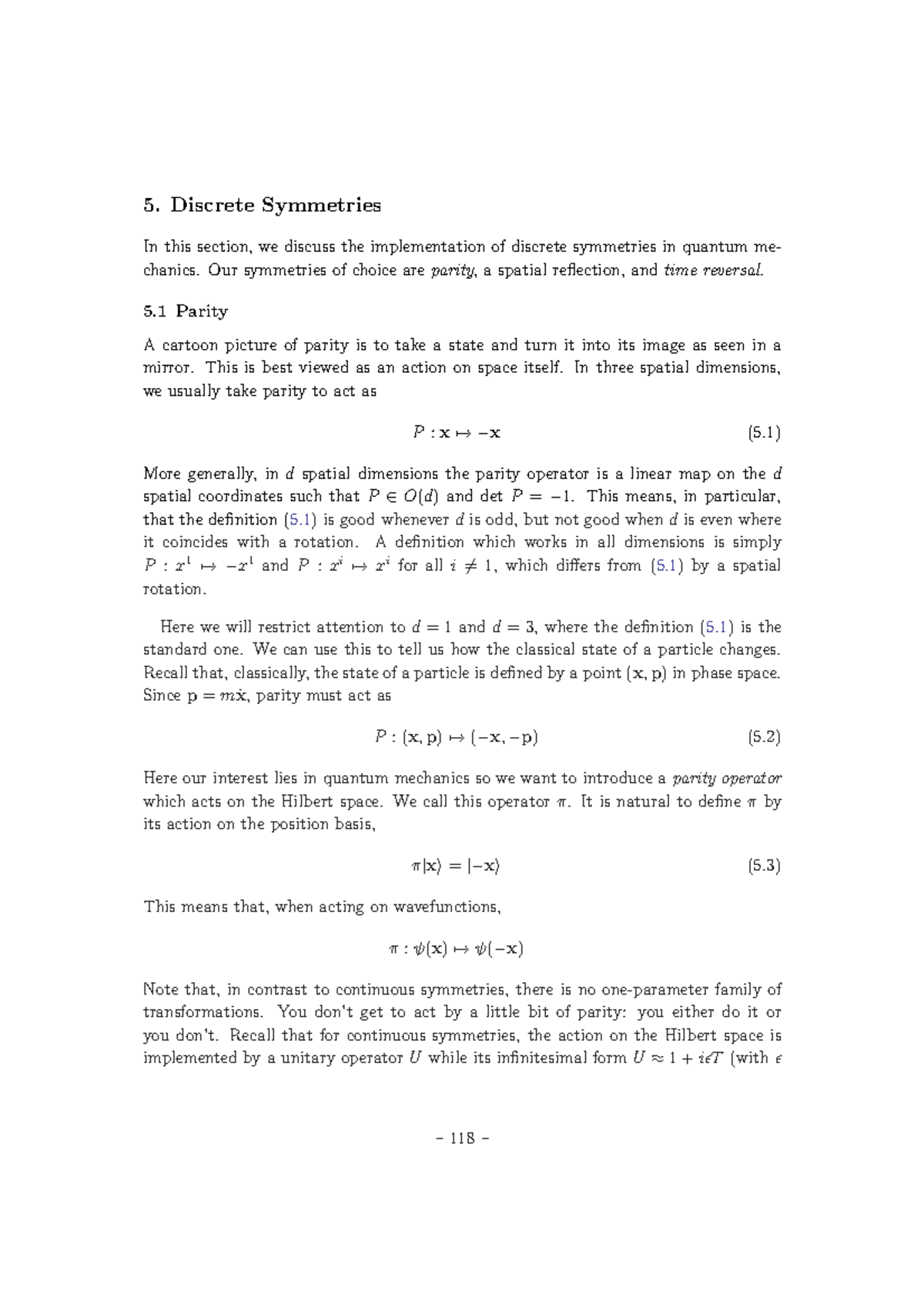 Applications of Quantum Mechanics 2016-2017 Lecture 5 - Discrete ...