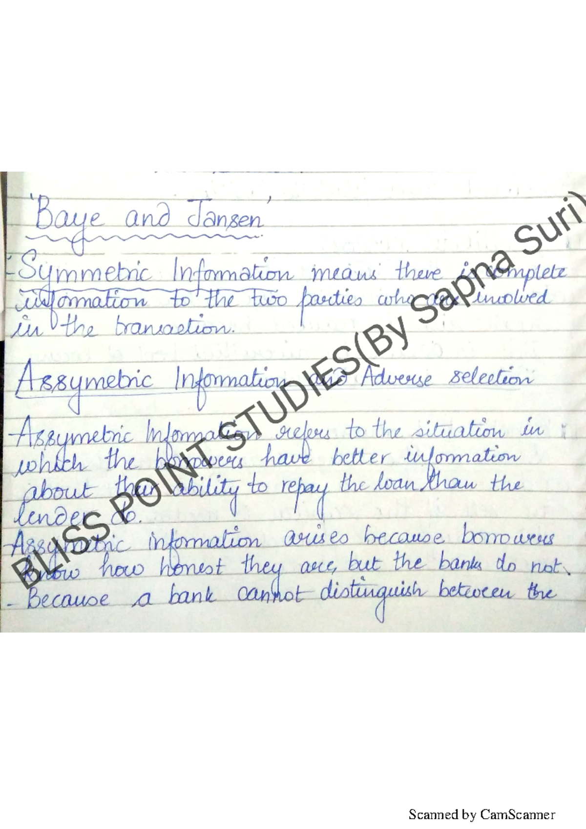 Unit2.a)Baye and Jansen Ch5(p153161) Money and Financial Markets