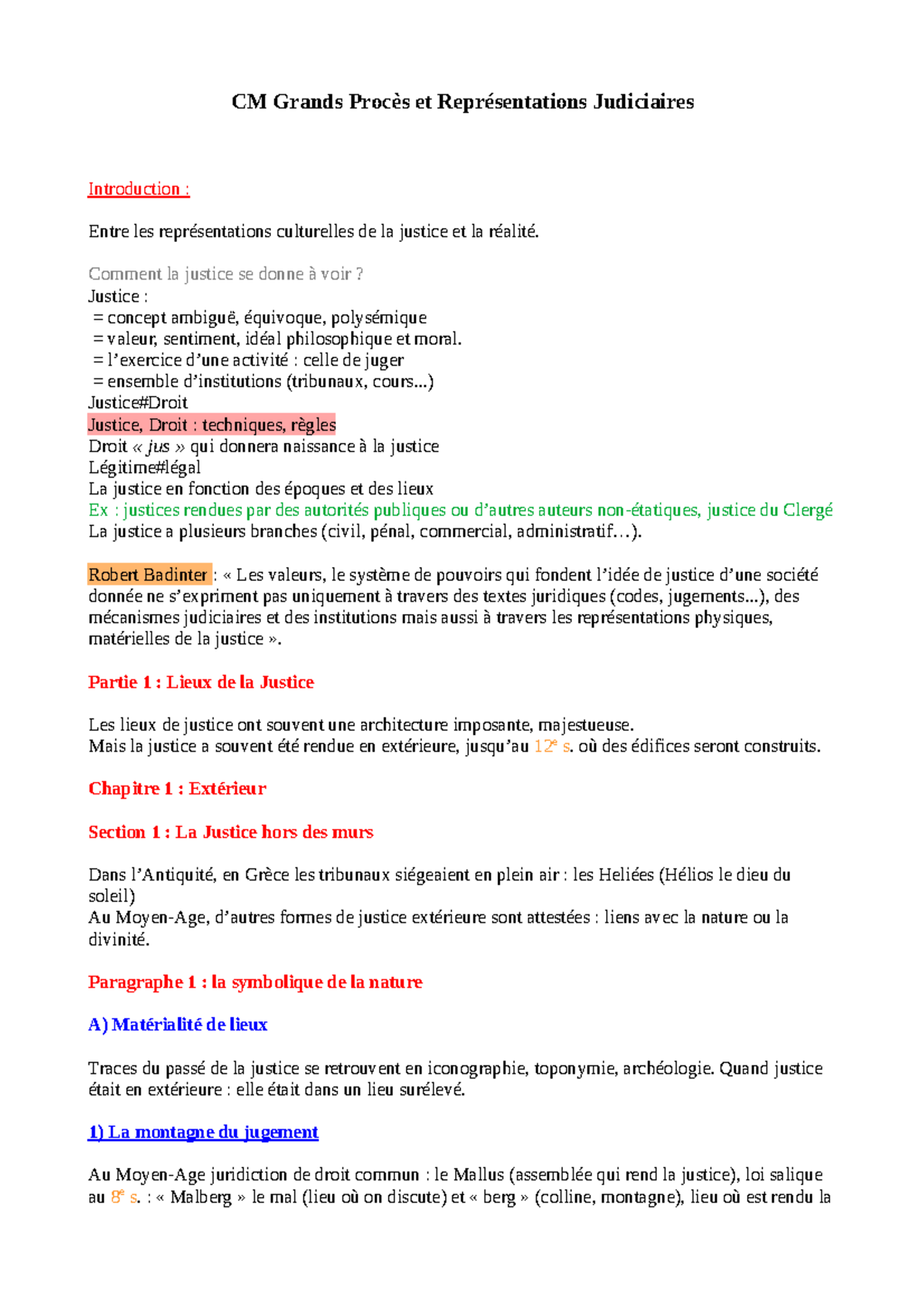 Grands procès et représentations judiciaires - CM Grands Procès et ...