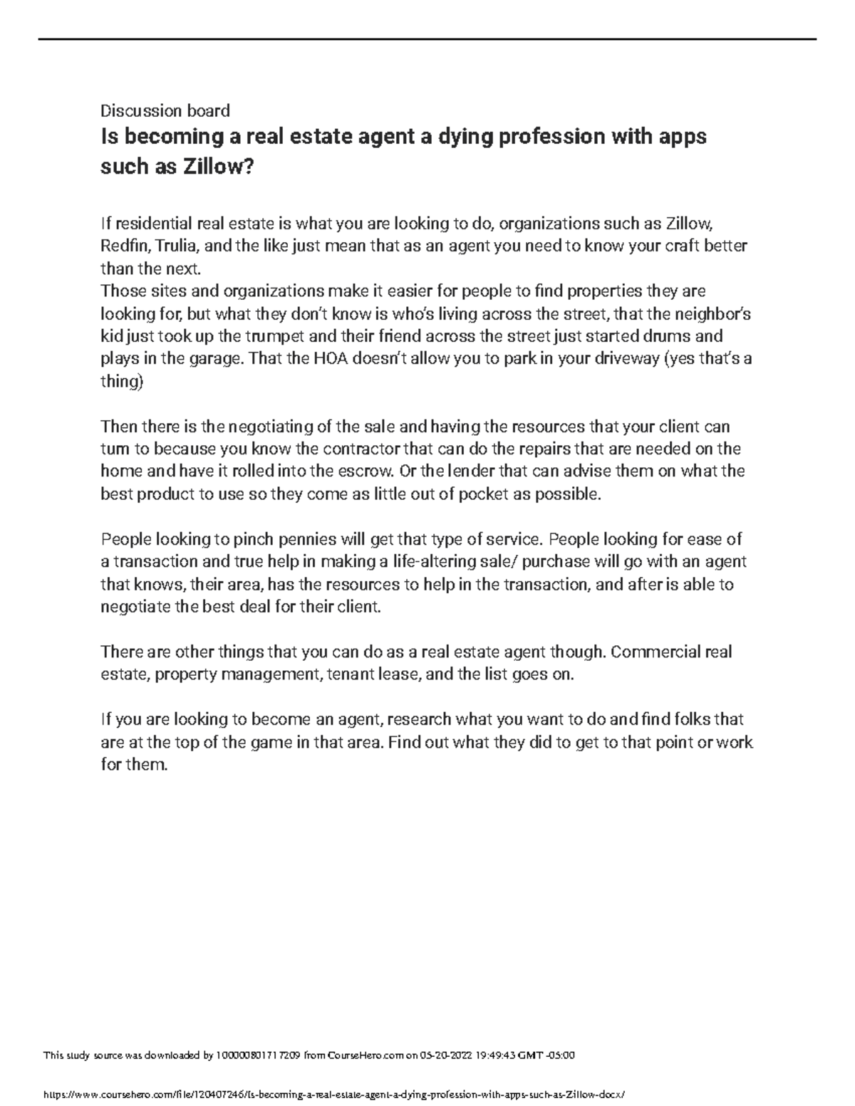 Is Becoming A Real Estate Agent A Dying Profession With Apps Such As