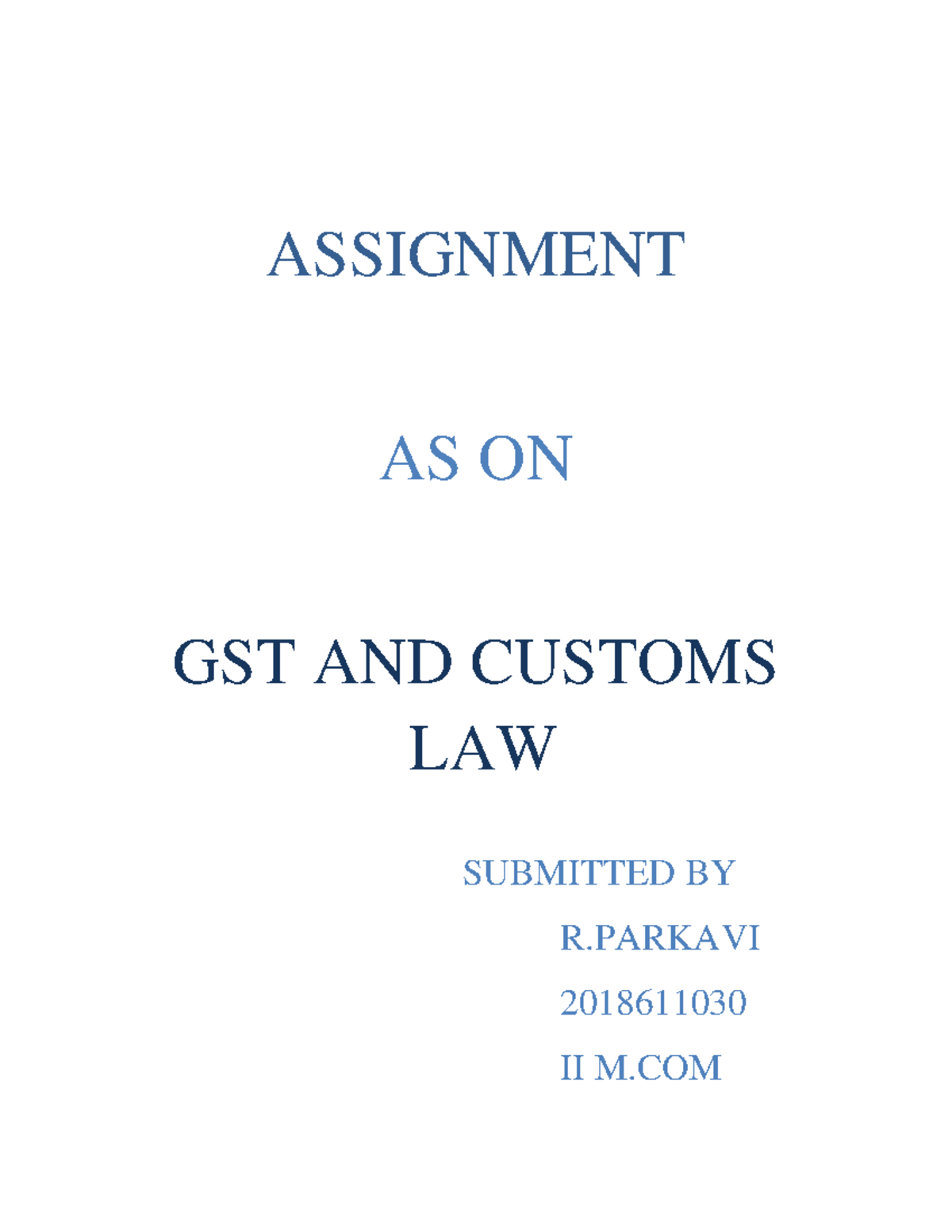 gst on assignment of rights