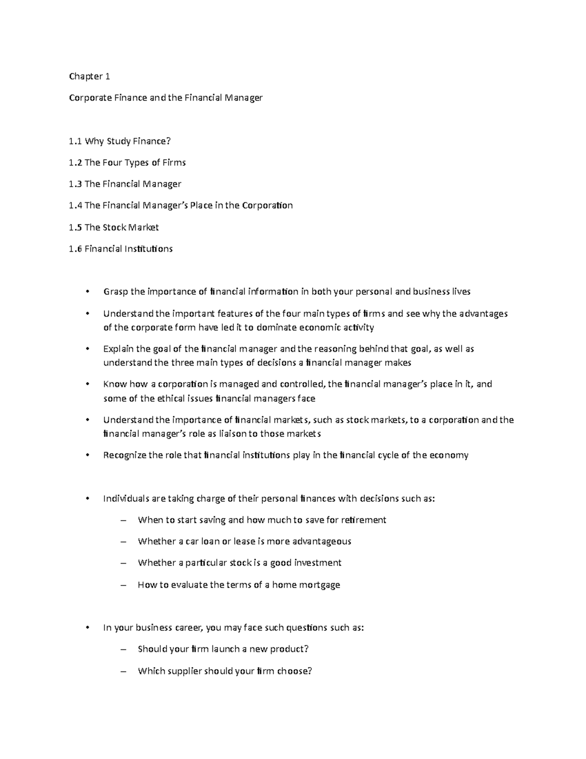 lecture-notes-1a-chapter-1-corporate-finance-and-the-financial