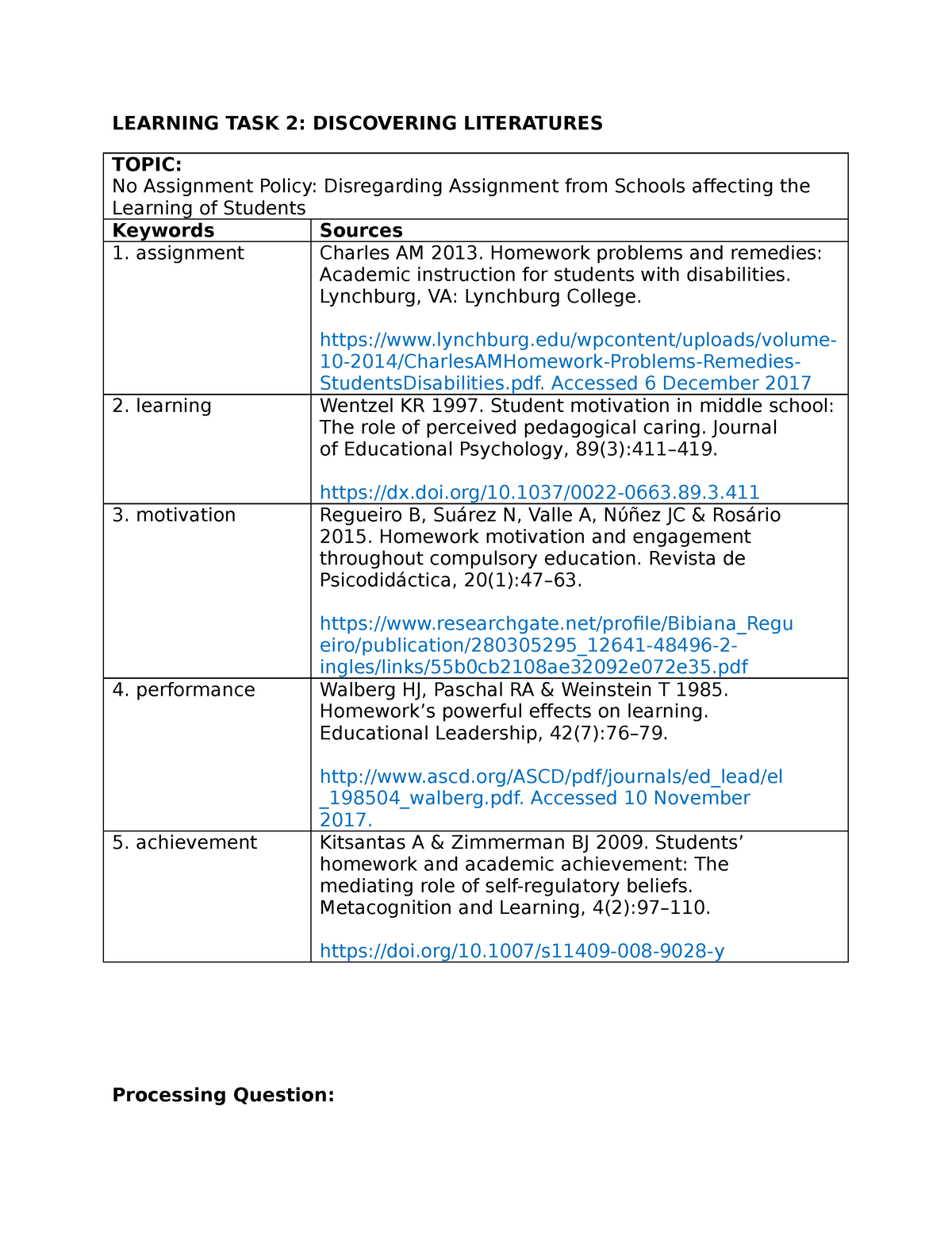 no assignment policy disagree