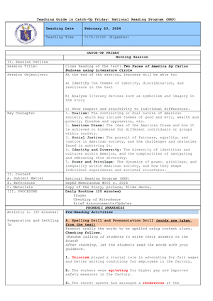 TG Catch UP G11 march 8 - Teaching Guide in Catch-Up Friday: National ...