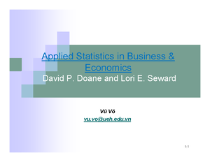 Topic - chapter 11 - Anova - Chapter 11: Analysis of Variance Nguyen ...