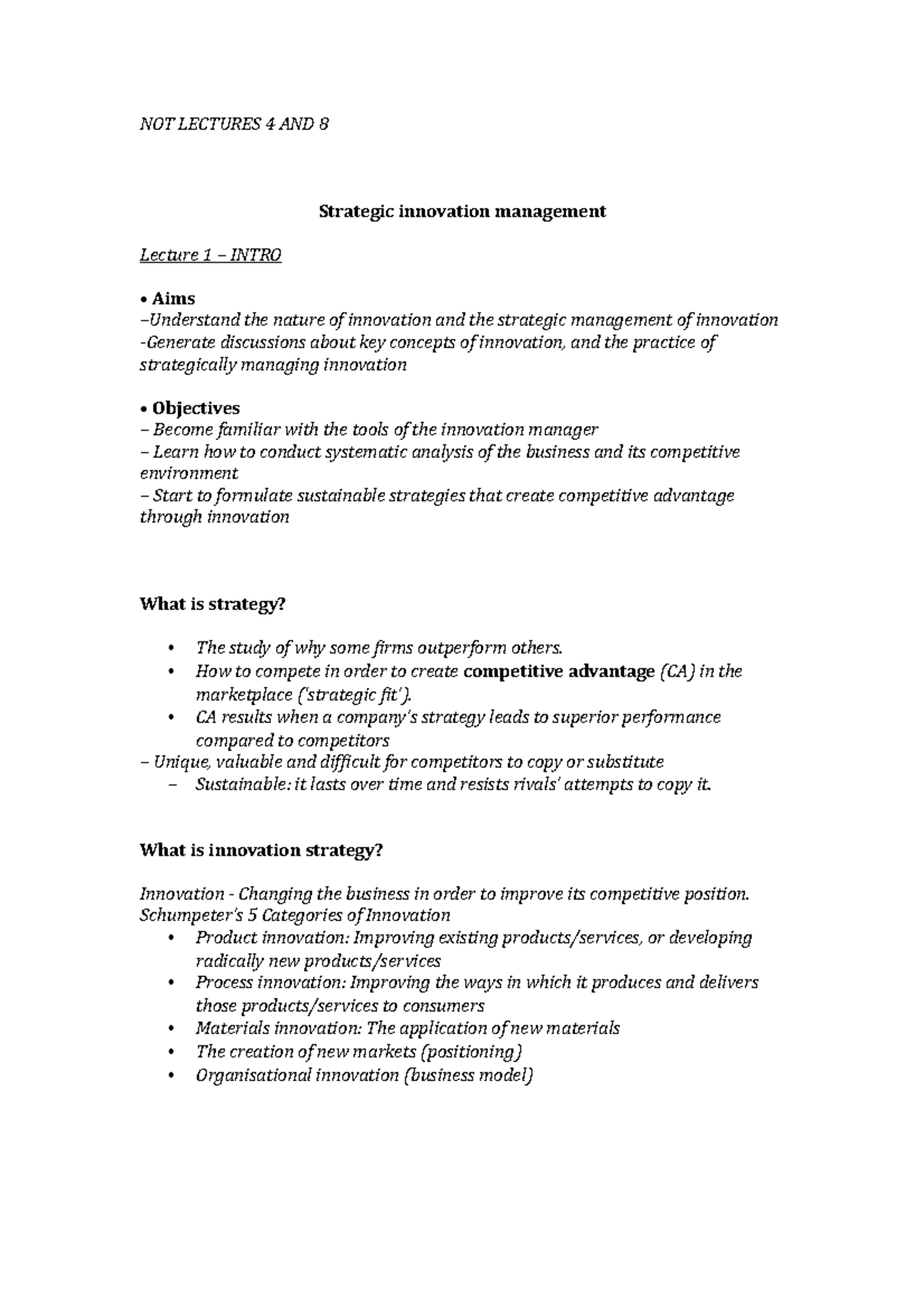 strategic-innovation-management-not-lectures-4-and-8-strategic