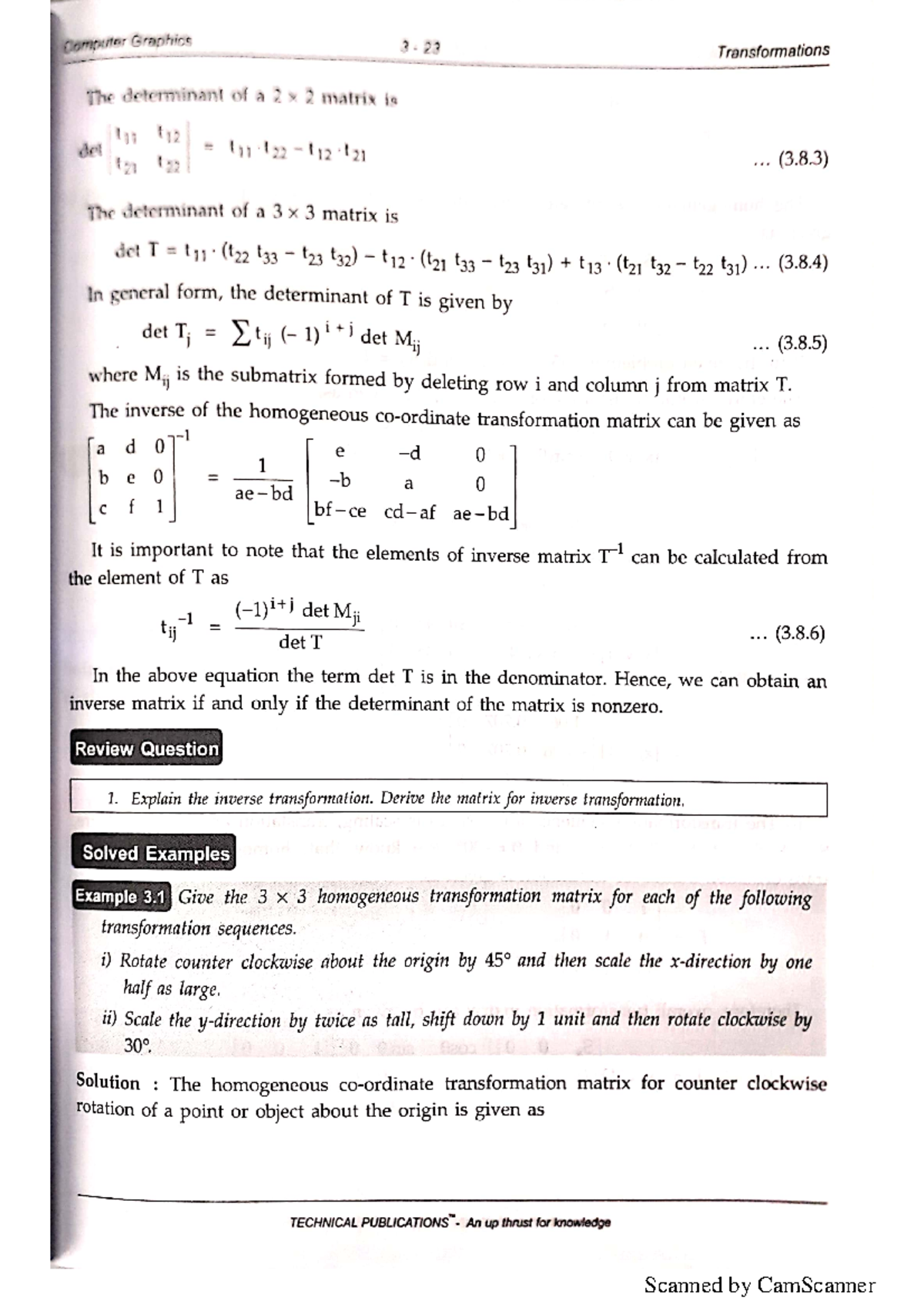 Godse Transformation numericals - Computer Networks - Studocu