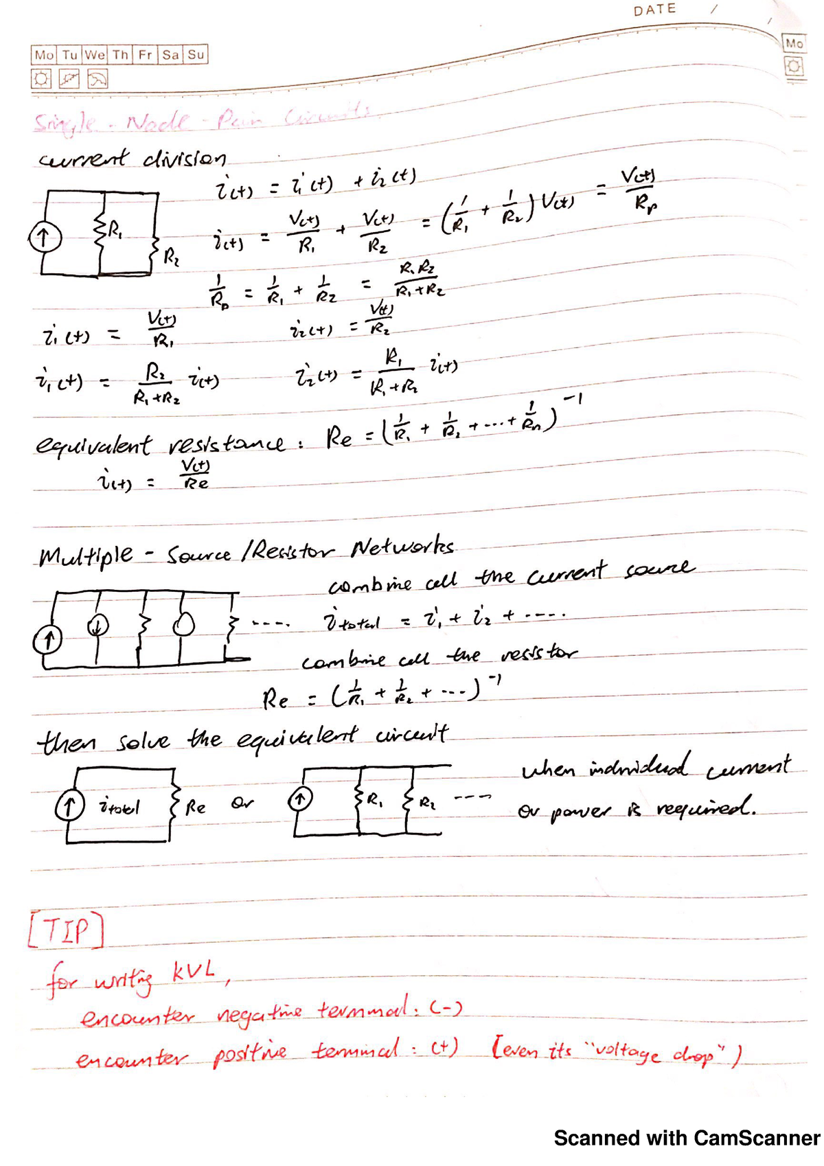 ELEC2501-05-current divider and voltage divider - Elec 2501 - Scanned ...