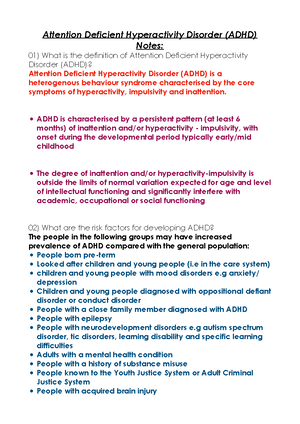 Substance misuse notes - Case 3 - Substance Misuse Notes: Substance ...