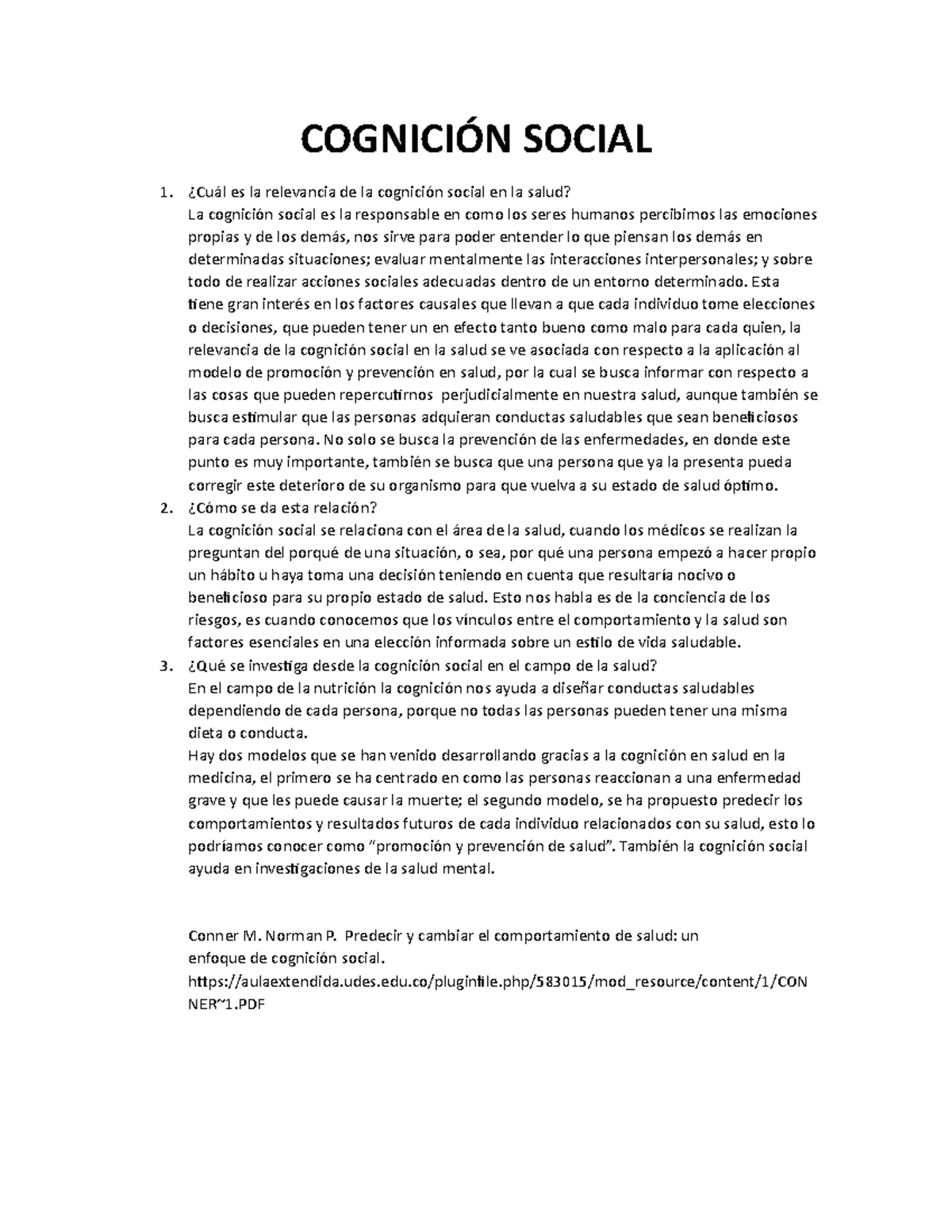 Cognición Social - COGNICIÓN SOCIAL ¿Cuál Es La Relevancia De La ...