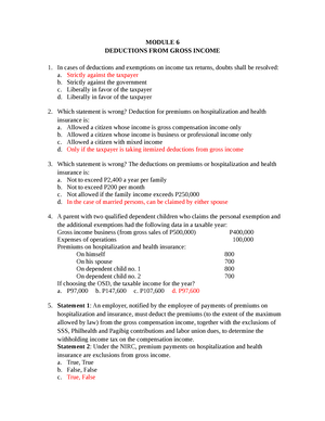 Financial Management Chapter 3 Exercise 4 - Exercise 4 Instruction ...