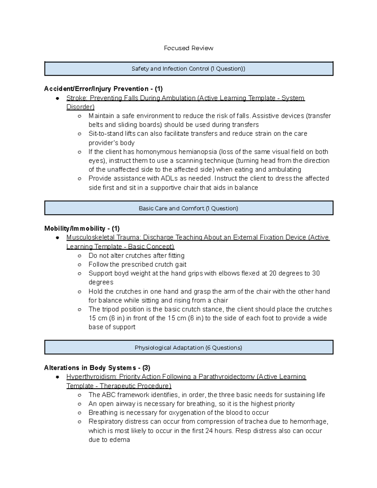 RN Adult Medical Surgical Online Practice 2019 B - NURS4601 - UTRGV ...