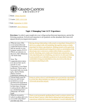 Gcu code - course work - Reflection: GCU code of conduct Glenn Saunders ...